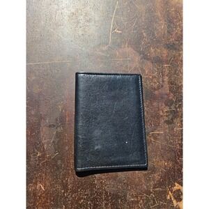 Vtg Prince Gardner Wallet Genuine Cow Hide Leather Full Grain Black Bifold